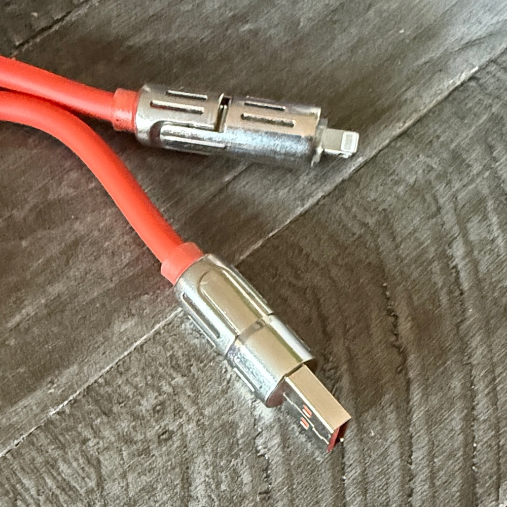 2-in-2 Fast Data Fast Charging Cable - NWT - Picture 3 of 6
